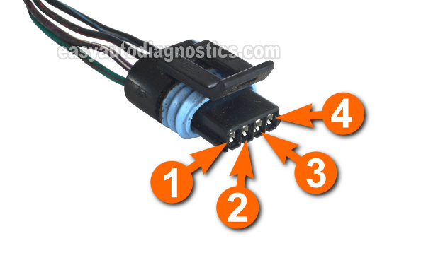 Verifying The 5 Volt Reference Signal With A Multimeter. Chrysler 4-Wire MAP Sensor Diagnostic Test