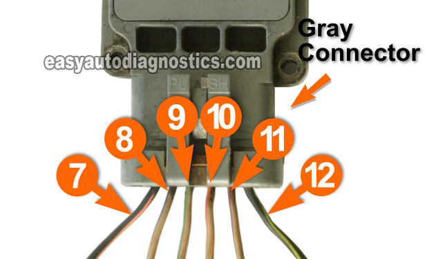 Making Sure The ICM And CKP Sensor Are Getting Ground. How To Test The Ignition Module And Crankshaft Position Sensor (1989, 1990, 1991, 1992, 1993, 1994, 1995, 1996, 1997 2.3L Ranger, Mustang, B2300)