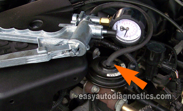 EGR Valve Vacuum Pump Test
