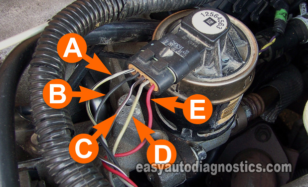 Circuit Descriptions Of The GM EGR Valve. GM EGR Valve Test (P0401, P0403, P0404, P0405)