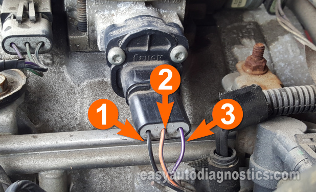 Making Sure The TPS Has 5 Volts. How To Test The TPS (1992, 1993, 1994, 1995, 1996 3.9L V6 Dodge Dakota)