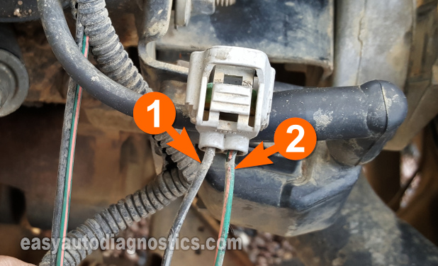 Making Sure The Ignition Coil Is Getting 12 Volts. Testing The Ignition System (1998, 1999,2000, 2001, 2002, 2003 3.9L Dodge Dakota)