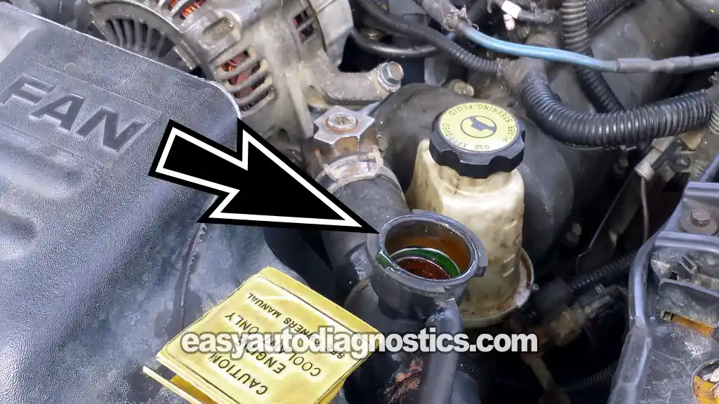 Compression Pressure And/Or Exhaust Gas Exiting The Radiator. How To Test For A Blown Head Gasket (2000, 2001, 2002, 2003, 2004, 2005, 2006, 2007, 2008, 2009 4.7L V8 Dodge Dakota And Durango)