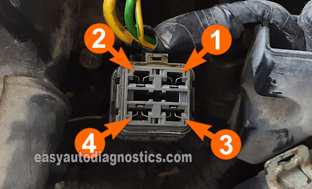 Making Sure The Ignition Coil and Igniter Are Getting Power. How To Test The Ignition System (1995, 1996, 1997 2.7L V6 Honda Accord)