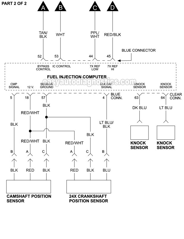 Part 2 of 2: Ignition System Circuit Diagram (1996 3.1L V6 Chevy Lumina And Monte Carlo) Part 2 of 2: Ignition System Circuit Diagram (1996 3.1L V6 Chevy Lumina And Monte Carlo)