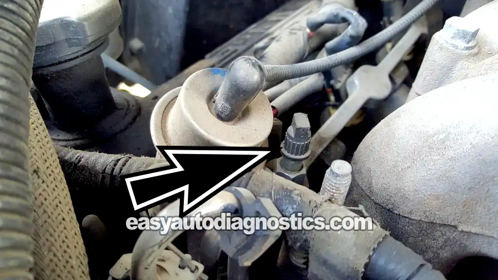 Schrader Valve Location. How To Test The Fuel Pump (1991, 1991, 1993, 1994 3.0L V6 Ford Ranger And Mazda B3000)