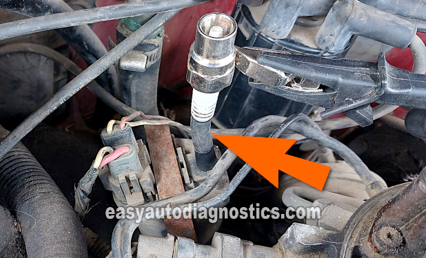 Testing The Ignition Coil Tower For Spark. How To Test The Ignition Coil (1988, 1989, 1990, 1991, 1992, 1993, 1994, 1995 4.3L Chevrolet S10 Pickup, GMC S15 Pickup, And GMC Sonoma)