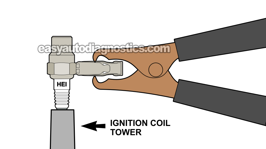 Testing For Spark At The Ignition Coil Pack. How To Test The Ignition Coil Pack (1998, 1999, 2000, 2001, 2002, 2003 2.2L Isuzu Rodeo, Amigo)