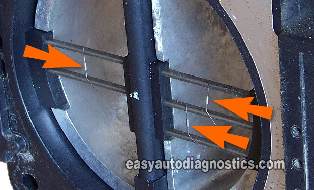 Spray Clean The MAF Sensor Hot-Wires. How To Clean The GM Mass Air Flow (MAF) Sensor Spray Clean The MAF Sensor Hot-Wires. How To Clean The GM Mass Air Flow (MAF) Sensor