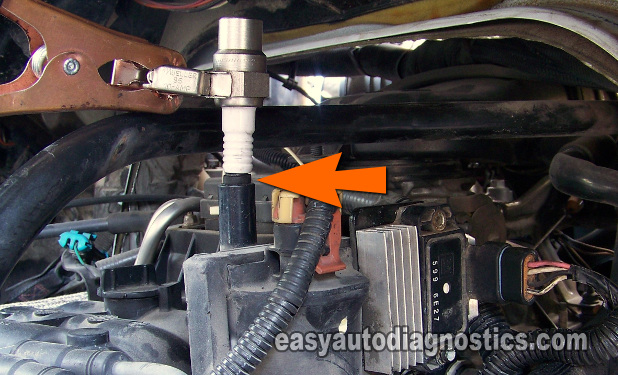 Spark Test At Ignition Coil Tower. How To Test A Misfire / No Spark-No Start Condition (4.3L, 5.0L, 5.7L 96-04) Spark Test At Ignition Coil Tower. How To Test A Misfire / No Spark-No Start Condition (4.3L, 5.0L, 5.7L 96-04)