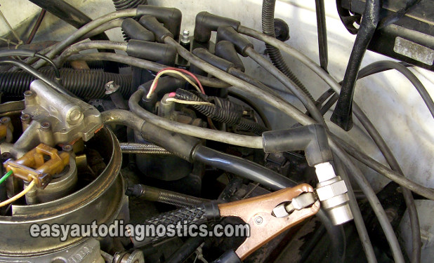 Testing The Ignition Coil's High Tension Wire. How To Test The GM Distributor Mounted Ignition Module Testing The Ignition Coil's High Tension Wire. How To Test The GM Distributor Mounted Ignition Module