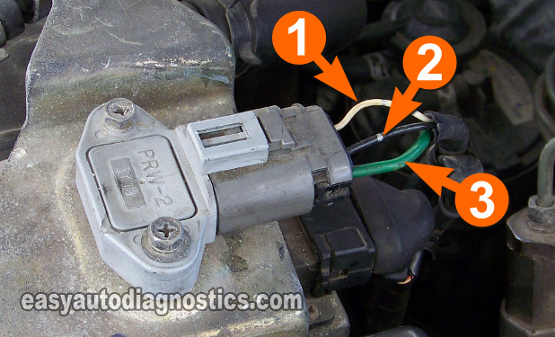 The Power Transistor's Ground Circuit. Power Transistor Test And Ignition Coil Test 2.4L Nissan Altima (1993-1997)