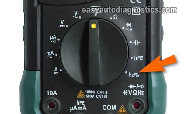 Multimeter With Hertz Function. Testing And Troubleshooting 3 Wire COP Ignition Coils