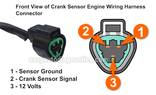 How To Test The Crankshaft Position Sensor (1994-2004 2.4L V6 Mitsubishi Galant)