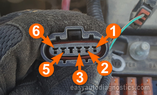 Verifying The Cam Sensor Is Getting Power. How To Test The Camshaft Position Sensor Inside the Distributor (1995-2000 2.5L V6 Chrysler, Dodge)