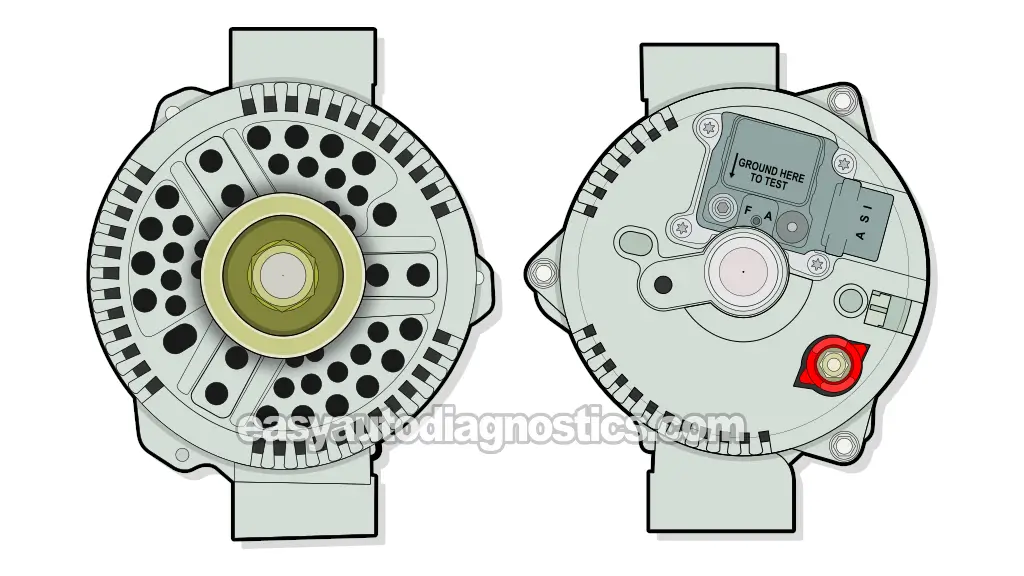 How To Test The Alternator (1997, 1998, 1999, 2000, 2001, 2002, 2003 4.2L Ford F150, F250 Light Duty)