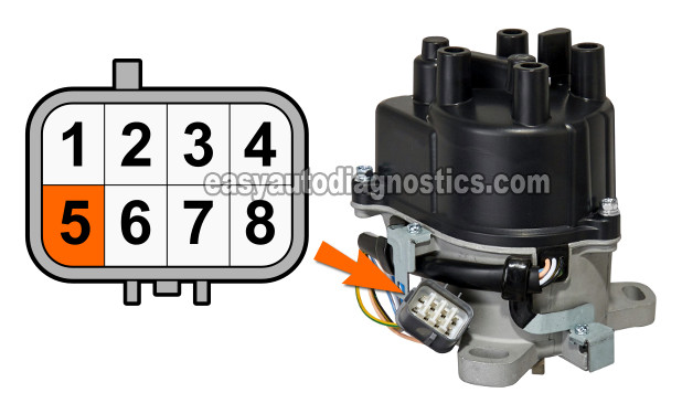  Making Sure The Ignition Coil Is Getting Power. How To Test The Ignition Coil 1999, 2000, 2001 2.0L Honda CR-V