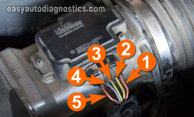 Testing The MAF Signal With A Multimeter. How To Test The 1990, 1991, 1992, 1993, and 1994 Lexus LS400 MAF Sensor