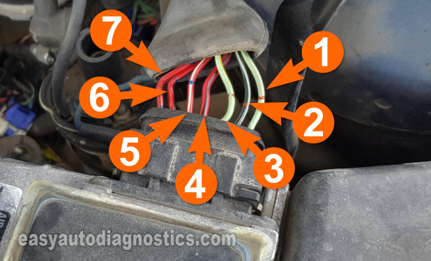 VAF Sensor Circuit Descriptions. How To Test The Vane Air Flow Sensor (1988, 1989, 1990, 1991, 1992 2.2L Mazda 626)