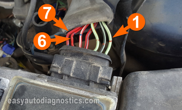 Testing The VAF Signal With A Multimeter. How To Test The Vane Air Flow Sensor (1988, 1989, 1990, 1991, 1992 2.2L Mazda 626)