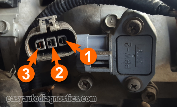 Power Transistor Connector Pin Out (1990, 1991, 1992, 1993, 1994, 1995 3.OL V6 Nissan Pick Up And Pathfinder).